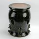 RYAZ213_China antqiue style unique design black ceramic ottaman