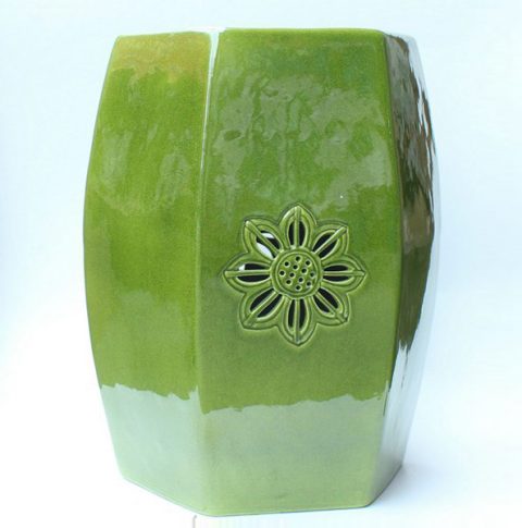 RYDB45_Ceramic green Stool