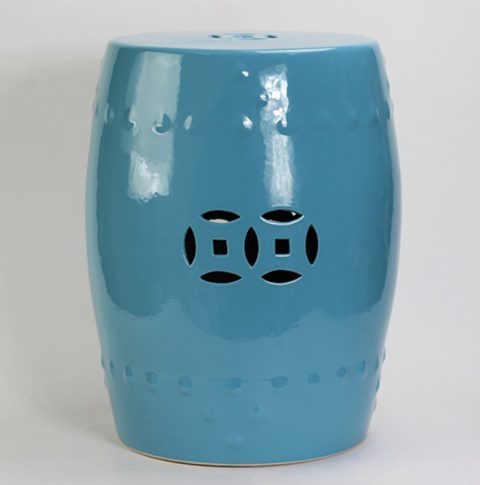 RYIR104-B_Solid Color Ceramic Garden Stool