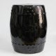 RYIR108-A_Big Black Ceramic Garden Stool
