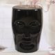 RYIR112-A_Human face black solid color ceramic stool
