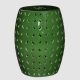 RYNQ151-B_Pierced jungle green solid color modern ceramic counter stool