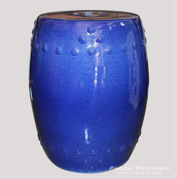 Ceramic Stool, high temperature fired, color strong never fade