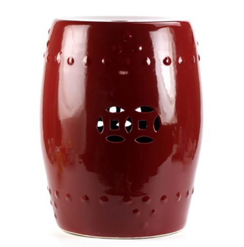 RYKB111-E_Jingdezhen China original sangoria color porcelain drum stool