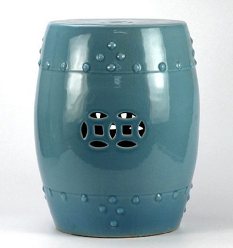 RYYV01-B_chinese high temperature blue Crackle garden stool