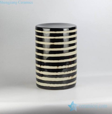 Chocolate stripe cake design  modern home decor relaxation room ceramic seat