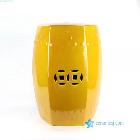 mustard  ceramic seat