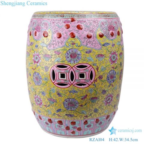 beautiful Jingdezhen Shengjiang ceramic stool