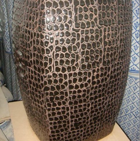 decorative ceramic stool
