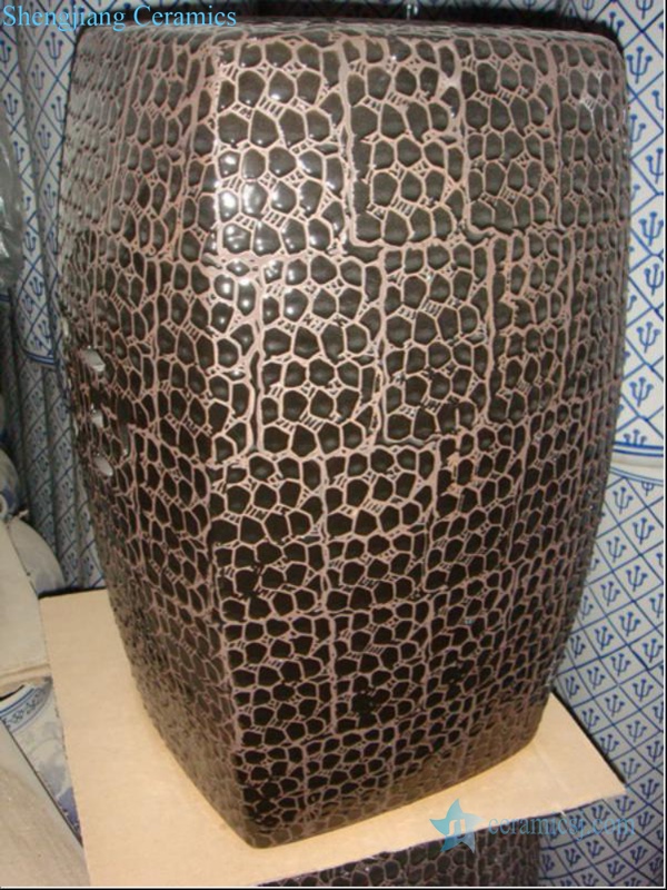 decorative ceramic stool