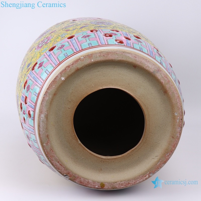 Jingdezhen Shengjiang ceramic stool bottom